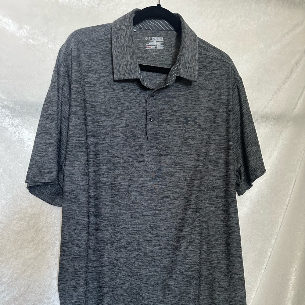 Under Armour Men's Charcoal Polo Shirt